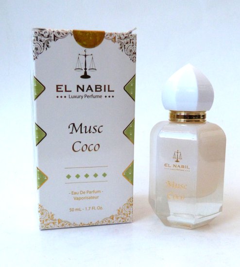 El Nabil Coco EDP 65ml: Captivating Coco Scent Fragrance - arabian-perfumes El Nabil Coco EDP 65ml: Captivating Coco Scent Fragrance - arabian-perfumes