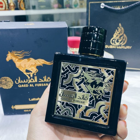 Lattafa Qaed Al Fursan for Unisex Eau de Parfum Spray, 3 Ounce - arabian-perfumes Lattafa Qaed Al Fursan for Unisex Eau de Parfum Spray, 3 Ounce - arabian-perfumes