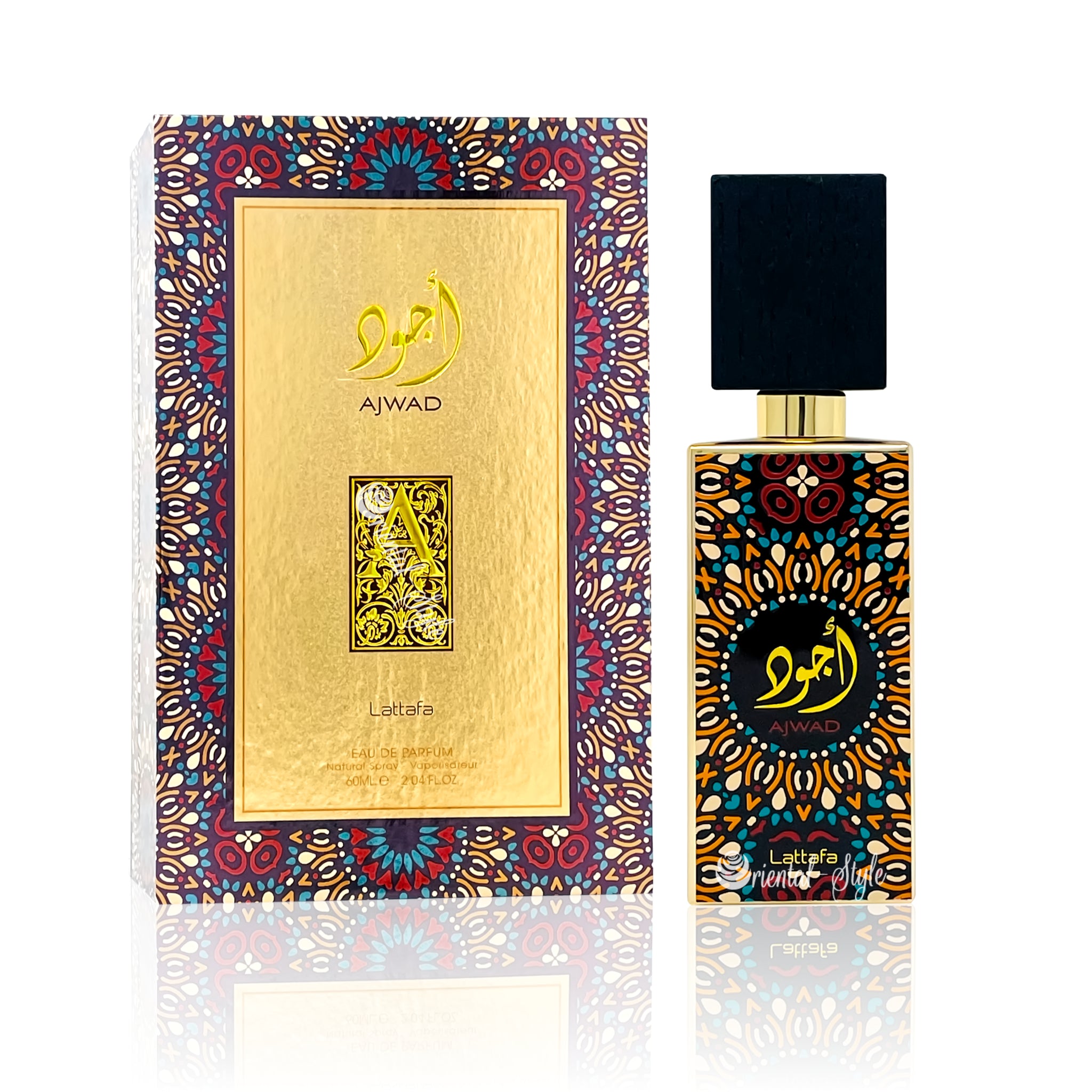 Lattafa Ajwad EDP Spray | Captivating Unisex Fragrance | 2.0 Ounce - arabian-perfumes Lattafa Ajwad EDP Spray | Captivating Unisex Fragrance | 2.0 Ounce - arabian-perfumes