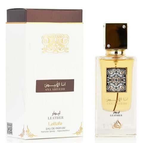 Lattafa Ana Abiyedh Leather Unisex | Bold and Seductive Fragrance  - arabian-perfumesLattafa Ana Abiyedh Leather Unisex | Bold and Seductive Fragrance  - arabian-perfumes
