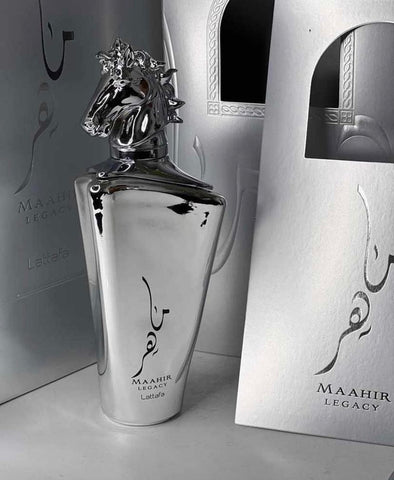 Legado de Maahir | Experimente la elegancia atemporal de la fragancia Lattafa | 100 ml 3,4 onzas