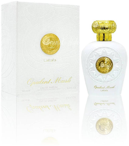 Lattafa Opulent Musk for Women EDP | Woody & Musky Fragrance 3.4 Ounce - arabian-perfumes