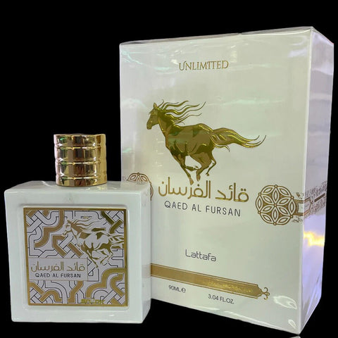 Lattafa Qaed Al Fursan Unlimited perfume Unisex 3.04 Fl Oz 90ml - arabian-perfumes